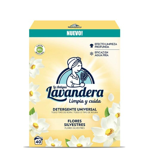 Lavandera | Dzikie Kwiaty | 2,2 kg | Proszek do prania | Kolorowe tkaniny | 40 prań | Kwiatowy zapach