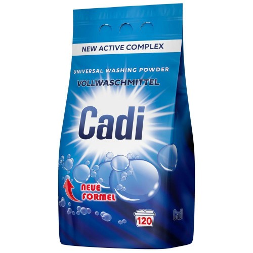 Cadi | Universal | 7,8 kg | Proszek do prania | Białe i kolorowe tkaniny | 120 prań | Ochrona kolorów