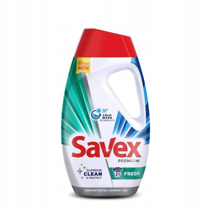 Savex | Premium Fresh | 945 ml | Płyn do prania | FreshGuard | Energooszczędne