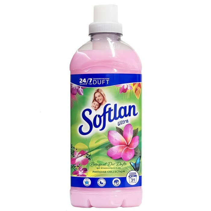 Softlan | Dufte Paradise | 650 ml | Niemiecki płyn do płukania | Egzotyczny aromat