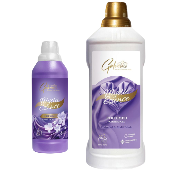 Galvea │ Mystic Essence │ Żel 2 L + Perfumy 1 L │ Bursztyn, Jaśmin, Piżmo