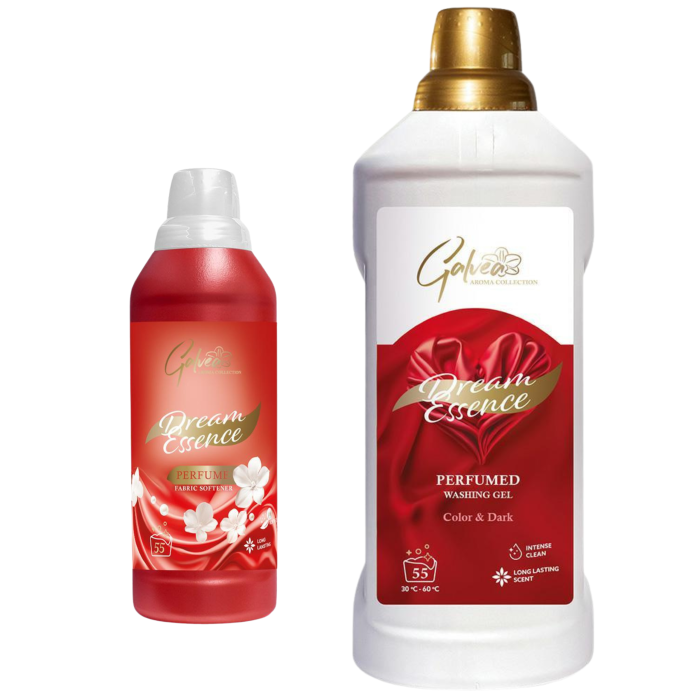 Galvea | Dream Essence | Żel do prania kolorów 2 L + Perfumy do prania 1 L | Zapach owoców leśnych & kwiatów