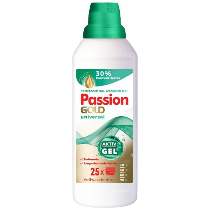 Passion Gold | Professional Universal | 1 L | Żel do prania | Enzymy & Ochrona kolorów