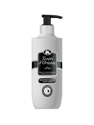 Tesori d’Oriente | Muschio Bianco | 400 ml | Balsam do ciała | Białe piżmo