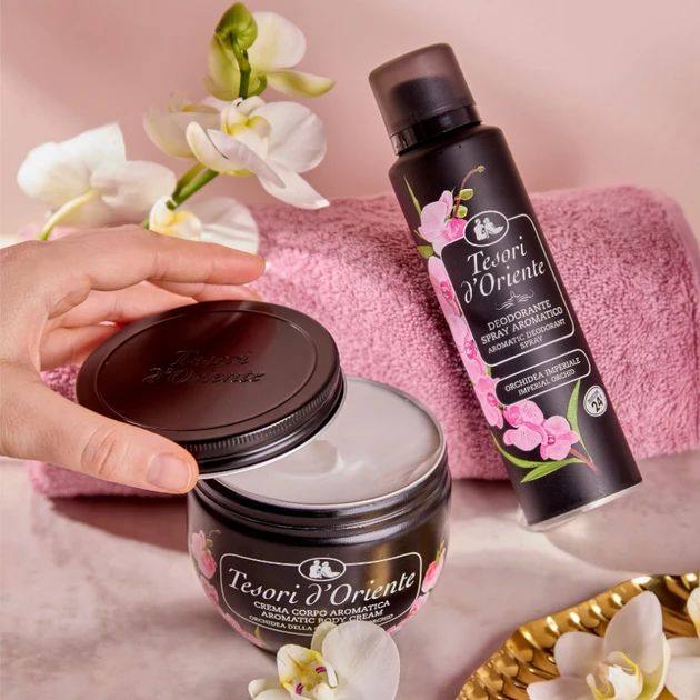 Tesori d’Oriente | Deo Orchidea | 150 ml | Dezodorant w sprayu | Zapach orchidei