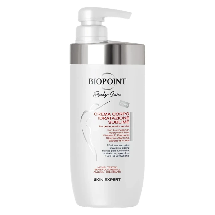 Biopoint | Body Care | Idratazione Sublime | 500 ml | Krem do ciała | Intensywne nawilżenie