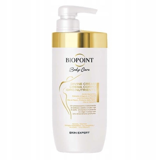 Biopoint | Body Care | Divine | 500 ml | Luksusowy krem do ciała | Masło shea & olej migdałowy