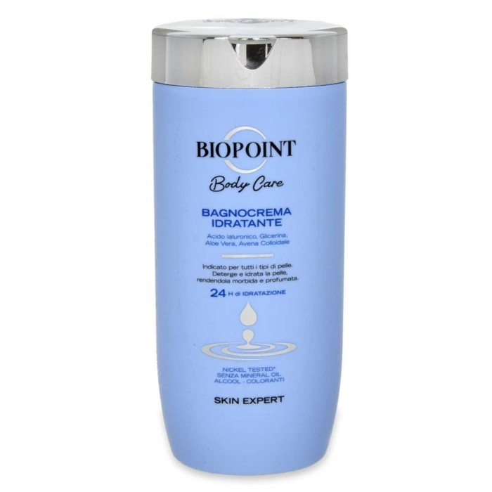Biopoint | Bagno Crema Nutriente | 400 ml | Krem do kąpieli | Masło shea & olej migdałowy