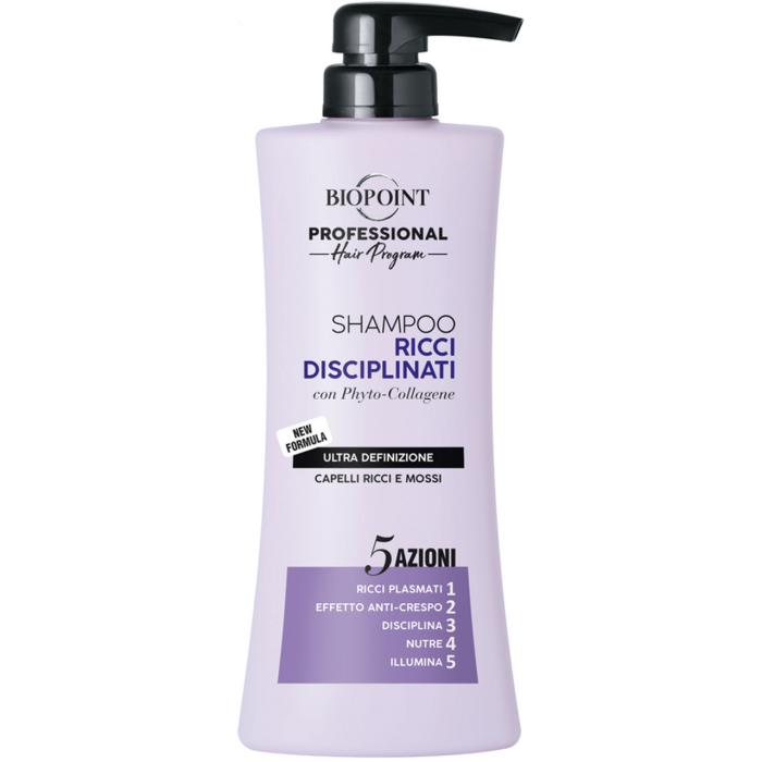 Biopoint | Shampoo | Curly & Discipline | 400 ml | Włosy kręcone | Definicja skrętu