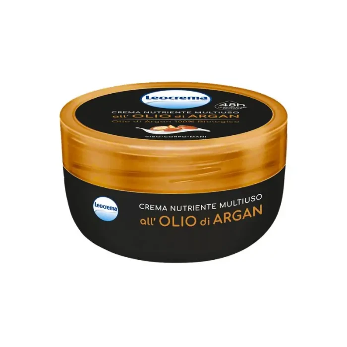 Leocrema | Argan | 150 ml | Krem do twarzy i ciała | Olejek arganowy | Odżywczy