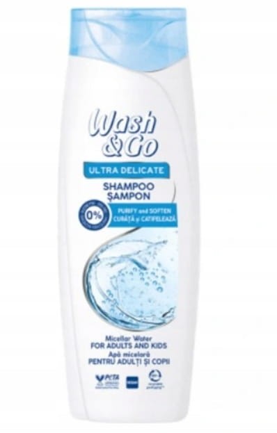 Wash&Go | Delicate | 360 ml | Szampon do włosów | Łagodny | Do skóry wrażliwej