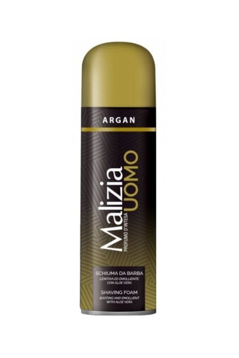 Malizia | Argan | 300 ml | Pianka do golenia | Z olejkiem arganowym | Odżywcza
