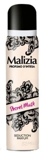 Malizia | Secret Musk | 100 ml | Perfumowany dezodorant | Spray | Piżmowy zapach