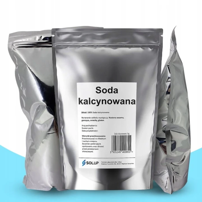 Zdjęcie produktu Solup Soda Kalcynowana 1 kg – naturalny środek do prania i czyszczenia, skuteczny i ekologiczny.