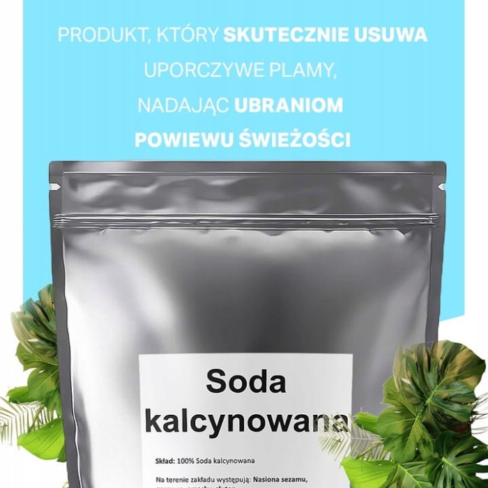 Zdjęcie produktu Solup Soda Kalcynowana 1 kg – naturalny środek do prania i czyszczenia, skuteczny i ekologiczny.