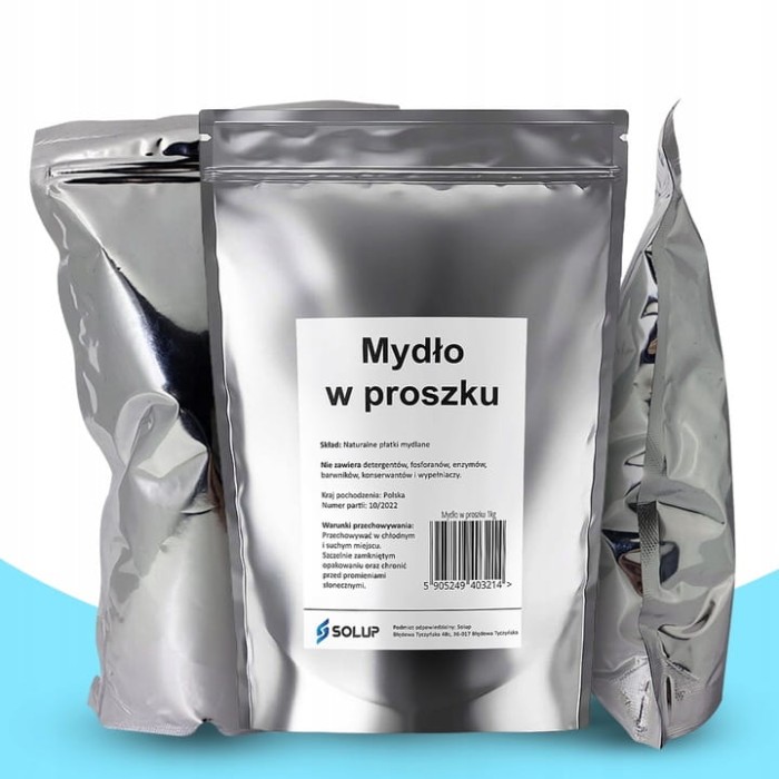 Zdjęcie produktu Solup Płatki Mydlane 1 kg – ekologiczne mydło w proszku, naturalne, hipoalergiczne, wielofunkcyjne.