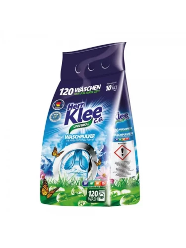 Herr Klee Universal proszek do prania 10 kg – 120 prań