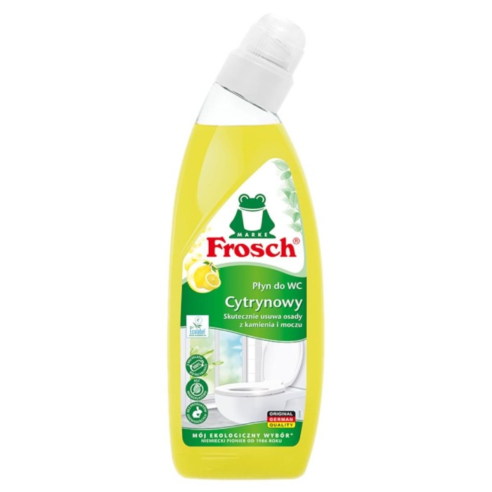 Frosch Cytrynowy płyn do WC 750 ml — ekologiczny, świeży zapach cytryny