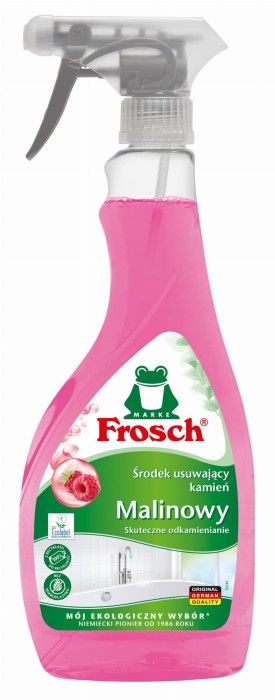 Frosch Malinowy Spray Odplamianie i Odkamienianie 500 ml — ekologiczny środek