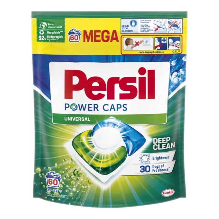Persil Power Caps Universal Deep Clean 60 szt. – moc i świeżość prania
