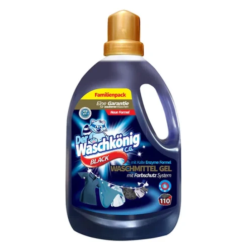 WaschKönig Black żel do prania 3,305 l – ochrona koloru, do 110 prań