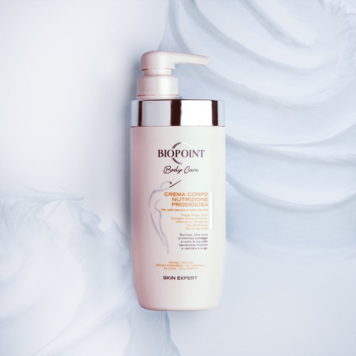 Biopoint | Body Care | Nutriente | 500 ml | Odżywczy krem do ciała | Masło shea &amp; olej arganowy