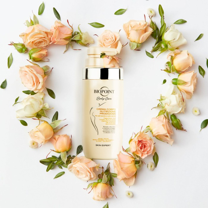 Biopoint | Body Care | Nutriente | 500 ml | Odżywczy krem do ciała | Masło shea &amp; olej arganowy