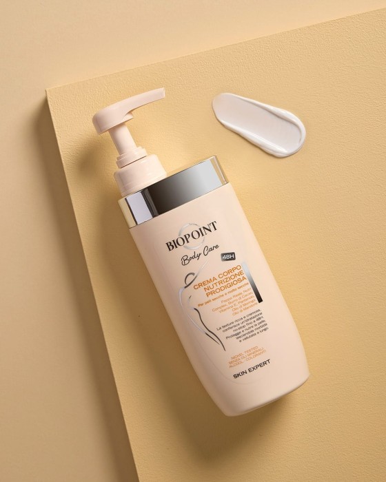 Biopoint | Body Care | Nutriente | 500 ml | Odżywczy krem do ciała | Masło shea &amp; olej arganowy