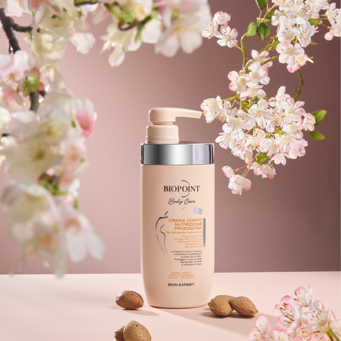 Biopoint | Body Care | Nutriente | 500 ml | Odżywczy krem do ciała | Masło shea &amp; olej arganowy