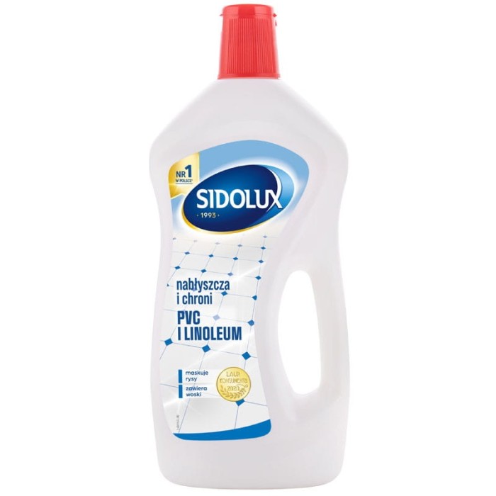 Sidolux Expert 750 ml – nabłyszcza i chroni PCV i linoleum, efekt połysku