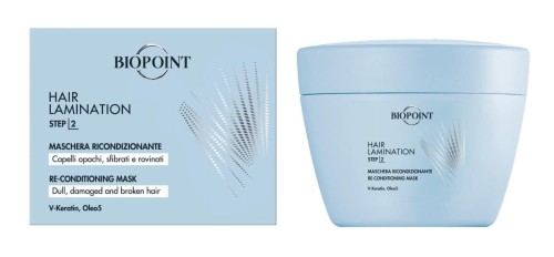 Biopoint Hair Lamination Mask 200 ml — maska wygładzająca i nabłyszczająca