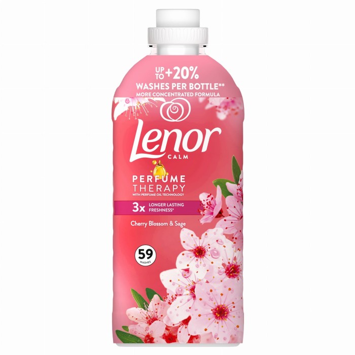 Lenor Cherry Blossom & Sage 1,239 l — płyn do płukania tkanin, 59 prań