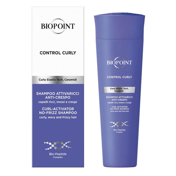 Biopoint Control Curly Shampoo 200 ml — szampon dla loków, anti-frizz