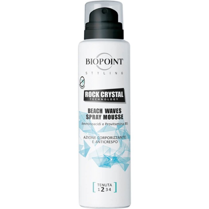 Biopoint Rock Crystal Beach Waves Spray Mousse 150 ml — efekt fal pianka mus do włosów