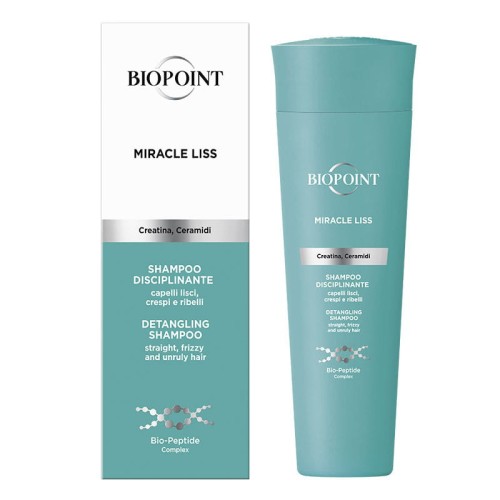 Biopoint Miracle Liss 200 ml — szampon wygładzający, efekt 72h
