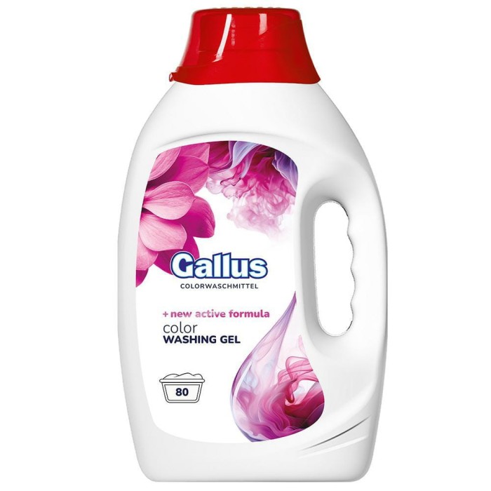 Gallus Color 3,2 L — żel do prania kolorowych tkanin, 80 prań