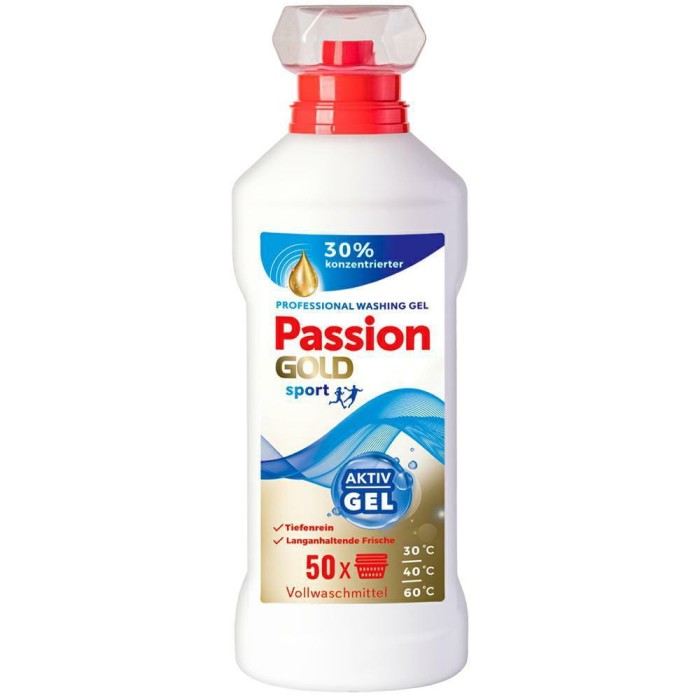 Passion Gold Professional Sport 2 L 50 żel do prania sportowych tkanin