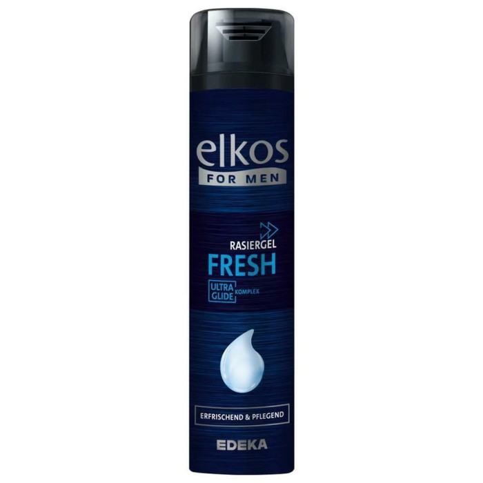 Elkos for Men Fresh 200 ml żel do golenia chłodzący z mentolem i vitaminą E