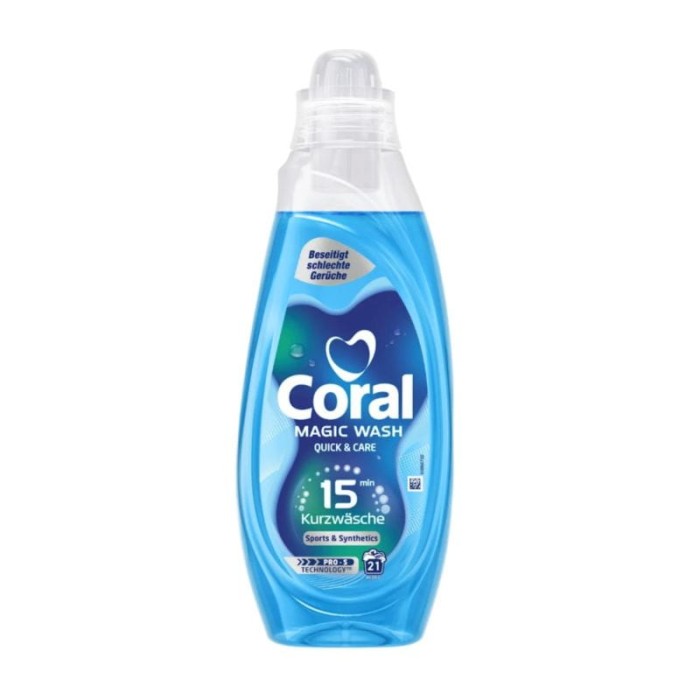 Coral Magic Wash Sport płyn do prania 840 ml 21 prań odzież sportowa