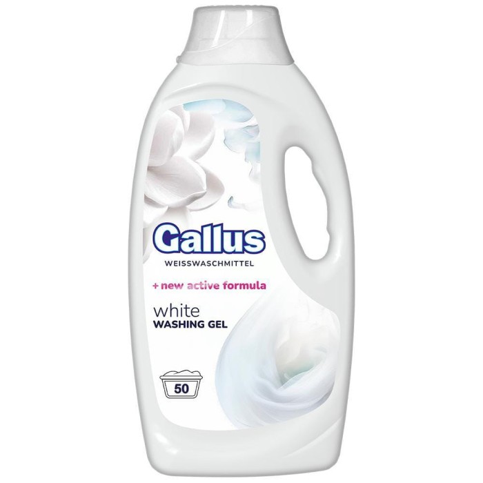 Gallus Weiss żel do prania 2 L 50 prań do białych tkanin świeży zapach