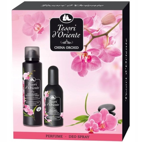 Tesori d’Oriente Orchidea zestaw woda toaletowa i dezodorant dla niej