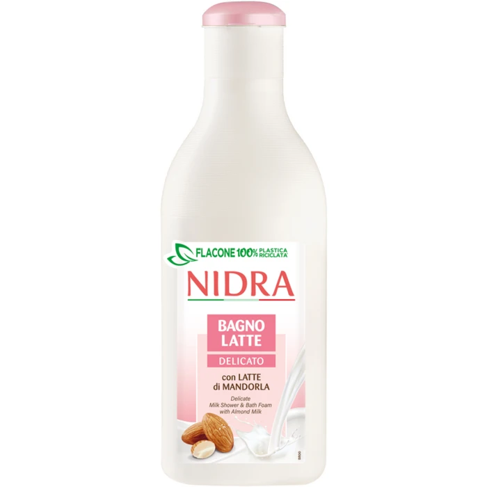 Nidra mleczko do kąpieli migdałowe pod prysznic delikatna skóra 750 ml