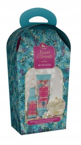Tesori dOriente Ayurveda zestaw EDT 100 ml żel pod prysznic damski prezent