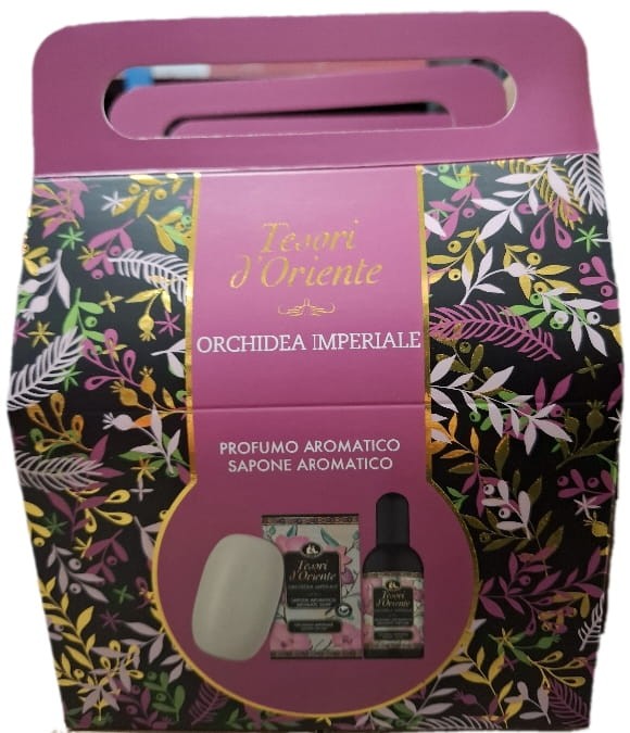 Tesori dOriente Orchidea zestaw prezentowy mydło i EDT 100 ml dla kobiet