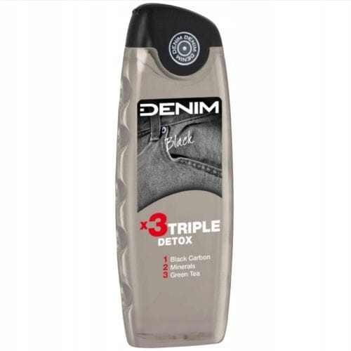 Denim Black żel pod prysznic 400 ml intensywny męski zapach dla mężczyzn