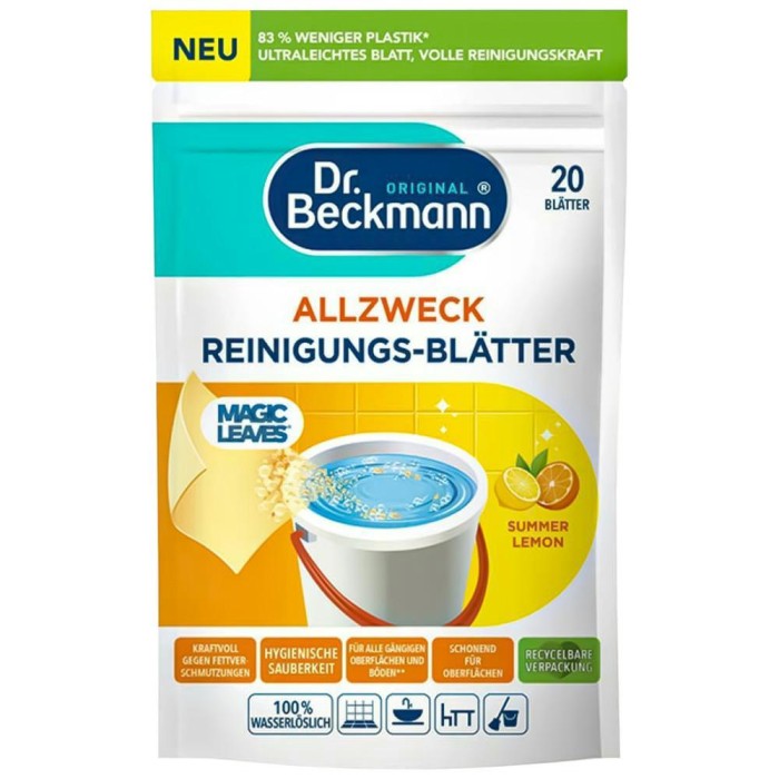 Dr Beckmann Magiczne listki do podłóg środek do mycia podłogi koncentra
