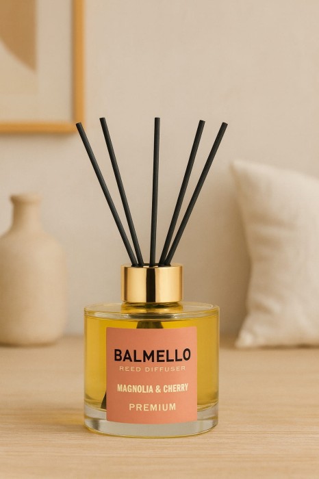 Balmello Magnolia & Cherry patyczki zapachowe 120 ml premium do wnętrz