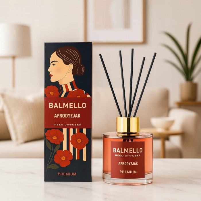 Balmello Afrodyzjak patyczki zapachowe 120 ml premium do domu i mieszkania