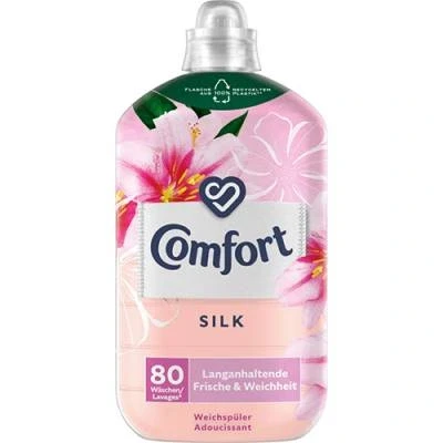Comfort Silk płyn do płukania tkanin 2 L 80 prań delikatna miękkość ubrań