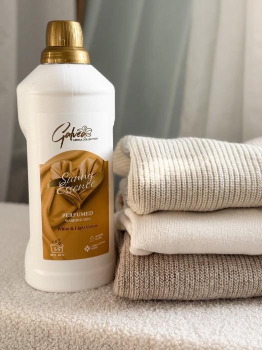 Galvea | Sunny Essence White | 2 L | 55 prań | Płyn do prania białego | Słoneczny zapach